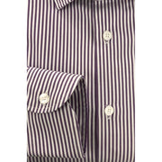 Baldinini Trend Purple Cotton Shirt