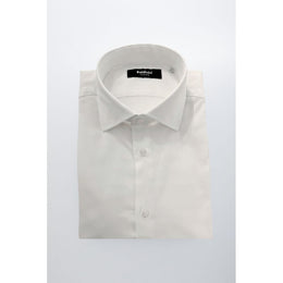 Baldinini Trend White Cotton Shirt