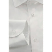 Baldinini Trend White Cotton Shirt