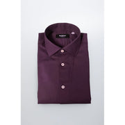 Baldinini Trend Purple Cotton Shirt