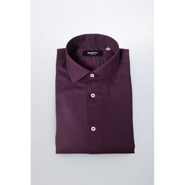 Baldinini Trend Purple Cotton Shirt