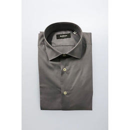 Baldinini Trend Gray Cotton Shirt