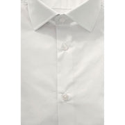 Baldinini Trend White Cotton Men Shirt