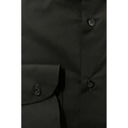 Baldinini Trend Black Cotton Men's Shirt