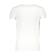 Cavalli Class Bianco Cotton Men T-Shirt
