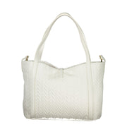 Mario Valentino White Polyethylene Handbag