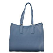 Mario Valentino Blue Polyethylene Handbag
