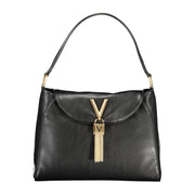 Mario Valentino Black Polyurethane Women Shoulder Bag