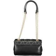 Mario Valentino Black Polyurethane Women Handbag