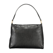 Mario Valentino Black Polyurethane Women Shoulder Bag