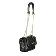 Mario Valentino Black Polyurethane Women Handbag