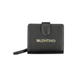 Mario Valentino Black Polyurethane Women Wallet