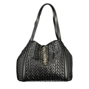 Mario Valentino Black Polyurethane Women Shoulder Bag