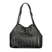 Mario Valentino Black Polyurethane Women Shoulder Bag
