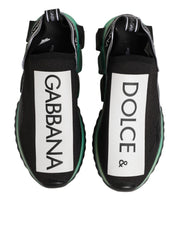 Dolce & Gabbana Black Slip On Sorrento Men Sneakers Shoes