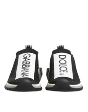 Dolce & Gabbana Black Slip On Sorrento Men Sneakers Shoes