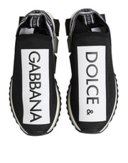 Dolce & Gabbana Black Slip On Sorrento Men Sneakers Shoes