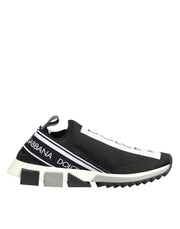 Dolce & Gabbana Black Slip On Sorrento Men Sneakers Shoes