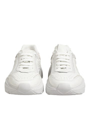 Dolce & Gabbana White Leather Daymaster Low Top Sneakers Shoes
