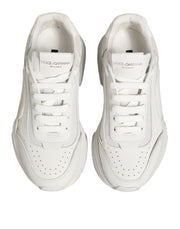 Dolce & Gabbana White Leather Daymaster Low Top Sneakers Shoes