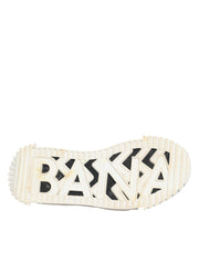 Dolce & Gabbana White Black Leather NS1 Sneakers Shoes