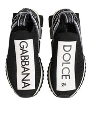 Dolce & Gabbana Black Logo Low Top Sorrento Sneakers Shoes
