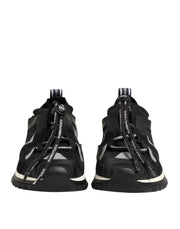Dolce & Gabbana Black Mesh Sorrento Trekking Sneakers Shoes