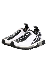 Dolce & Gabbana White Logo Low Top Sorrento Sneakers Shoes