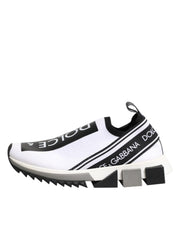 Dolce & Gabbana White Logo Low Top Sorrento Sneakers Shoes