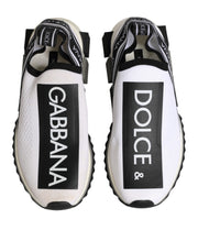 Dolce & Gabbana White Logo Low Top Sorrento Sneakers Shoes