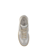 Margiela White Calf Leather Bos Taurus Low Top Sneakers