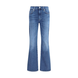 Citizens of Humanity Blue Cotton Flared Jeans