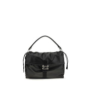 Fendi Black Calf Leather Bos Taurus Shoulder Bag
