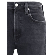 Citizens of Humanity Blue Cotton Straight-Leg Jeans
