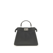 Fendi Gray Leather Handbag