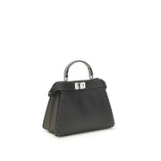 Fendi Gray Leather Handbag