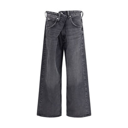 Agolde Gray Cotton Jeans Denim