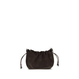 Brunello Cucinelli Brown Fur Shoulder Bag