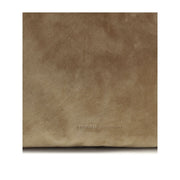 Brunello Cucinelli Beige Calf Leather Bos Taurus Shoulder Bag