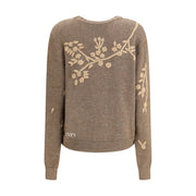 Baziszt Brown Alpaca Vicugna Pacos Cardigan