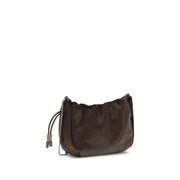 Brunello Cucinelli Brown Fur Shoulder Bag
