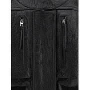 Jacquemus Black Lamb Leather Clothing