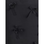 Jil Sander Black Acetate Midi Skirt