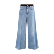 Marni Light Blue Cotton High-Waisted Jean