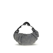Diesel Silver Cotton Shoulder Bag