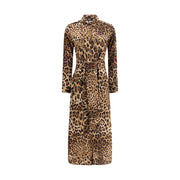 Ella Multicolor Silk Casual Dress