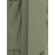 Ella Green Silk Casual Dress