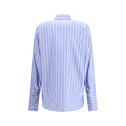 Margiela Light Blue Cotton Pattern Shirt
