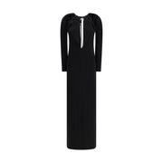 Marine Serre Black Viscose Casual Dress