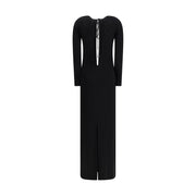 Marine Serre Black Viscose Casual Dress